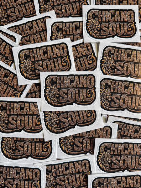 Chicano Soul Die Cut Sticker (Aztec)